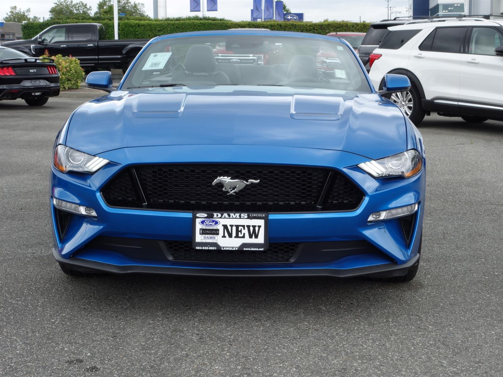 2019 Ford Mustang Gt Premium Velocity Blue 50l Ti Vct V8 Engine Pfdi